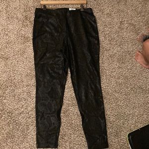 NWT INC Faux Snake Pants